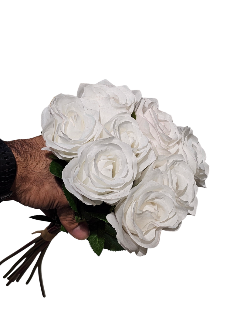  White Rose Bunch 