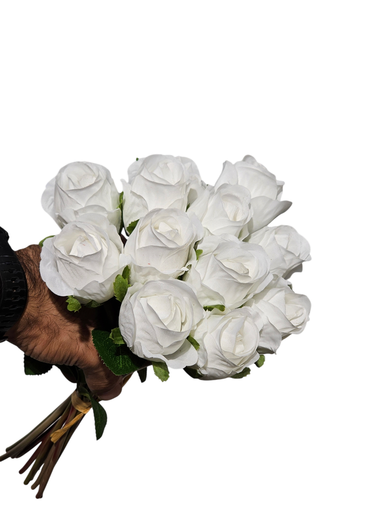 White Rose Bunch 