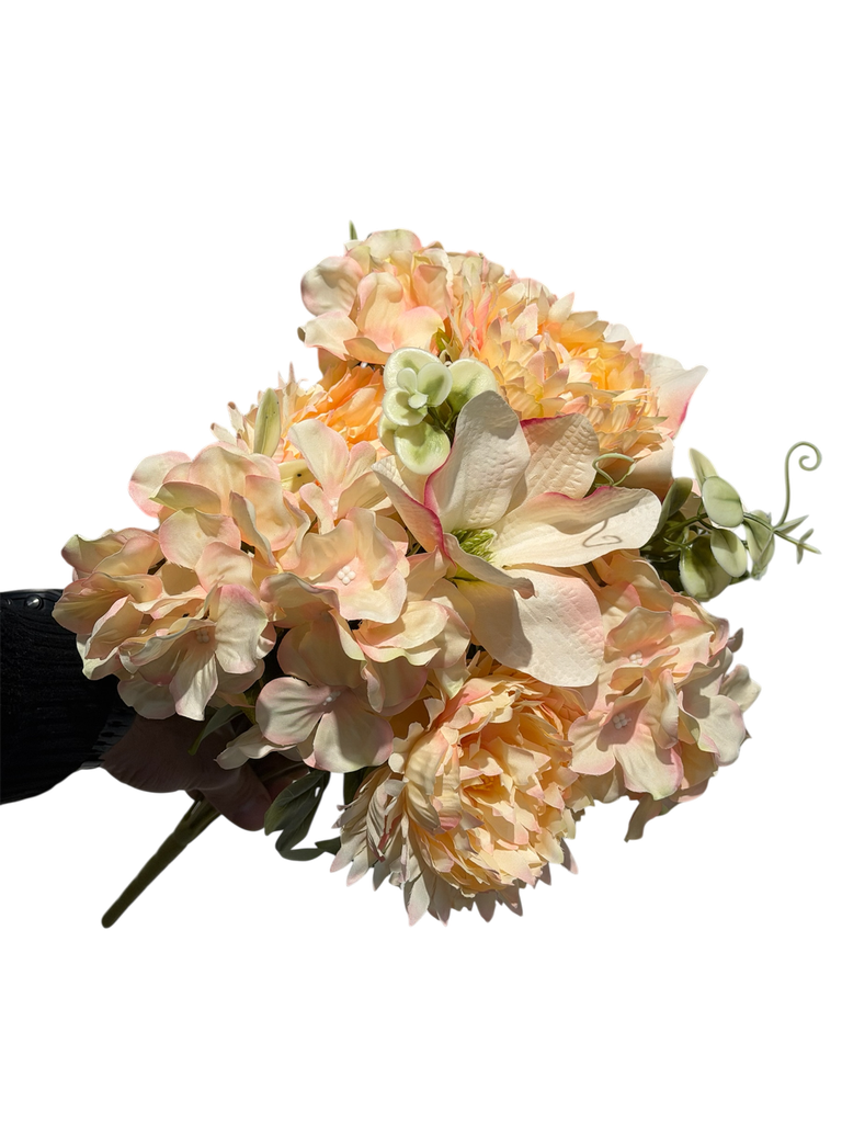 champagne mix flowers