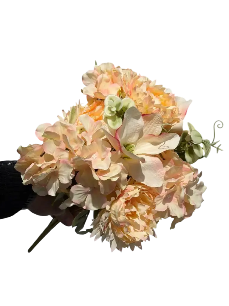 champagne mix flowers