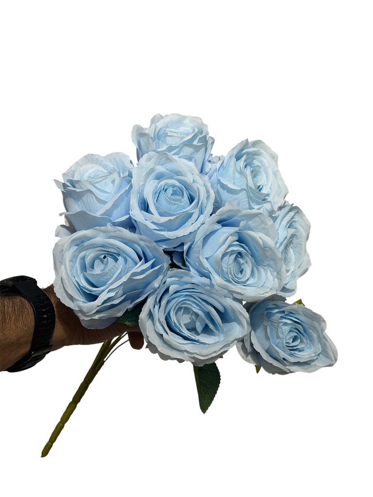 sky blue rose