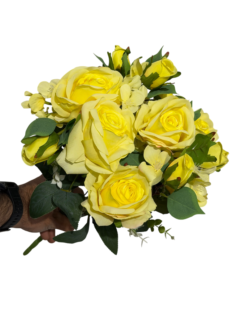 yellow mini rose