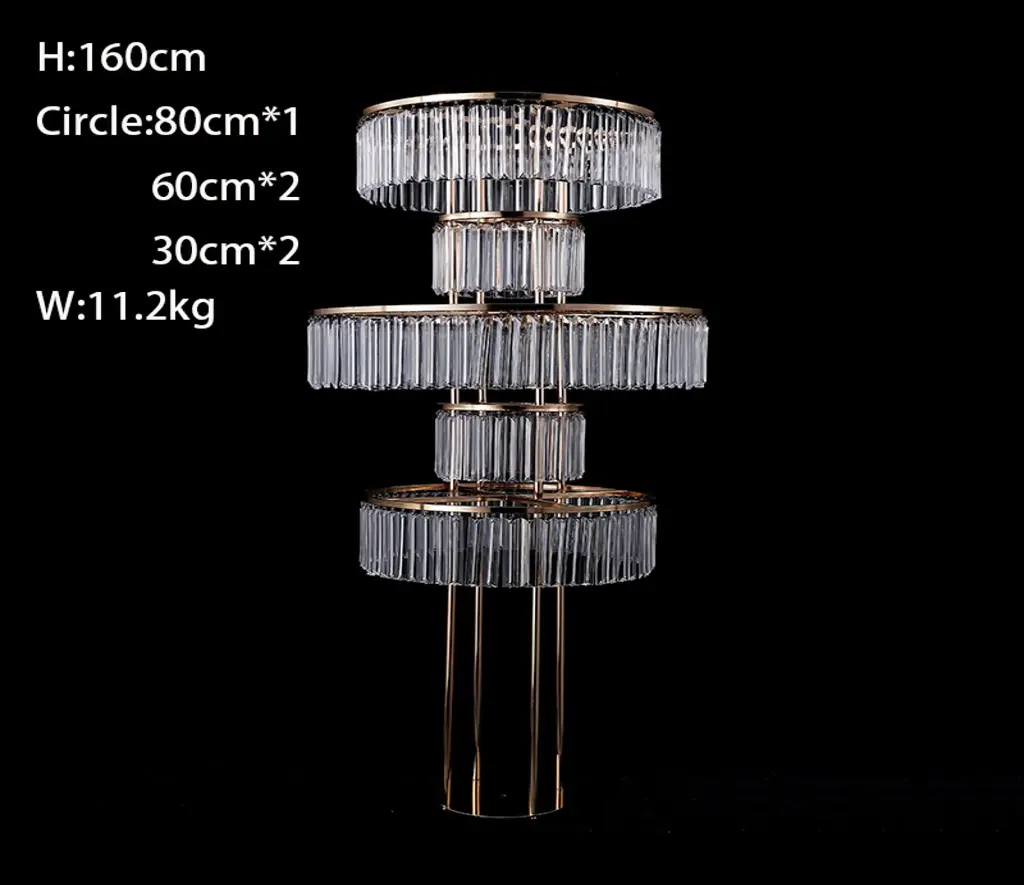 tall metal centerpiece