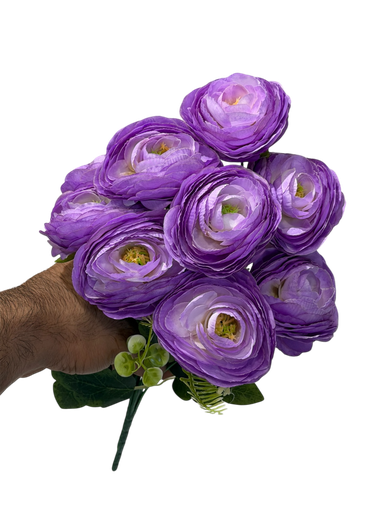 Ranunculus flower purple