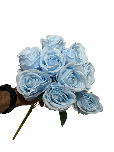 sky blue rose