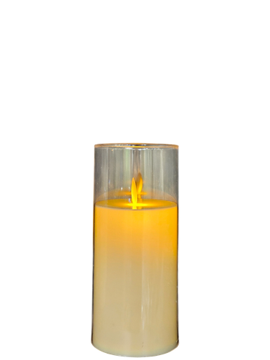 Plastic Cover Candle 17.5Cm