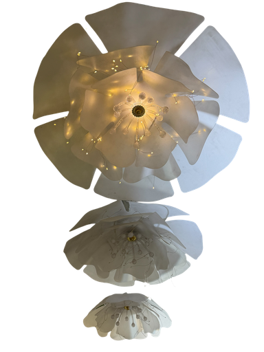 flower chandelier