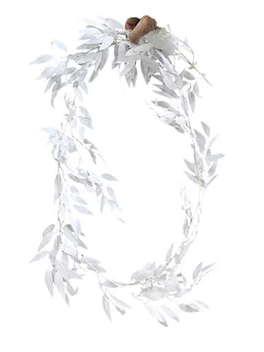 white leaves