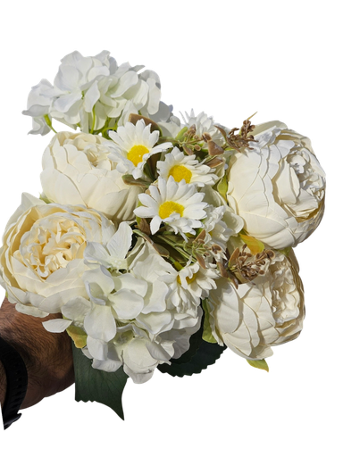 hydrange and peony